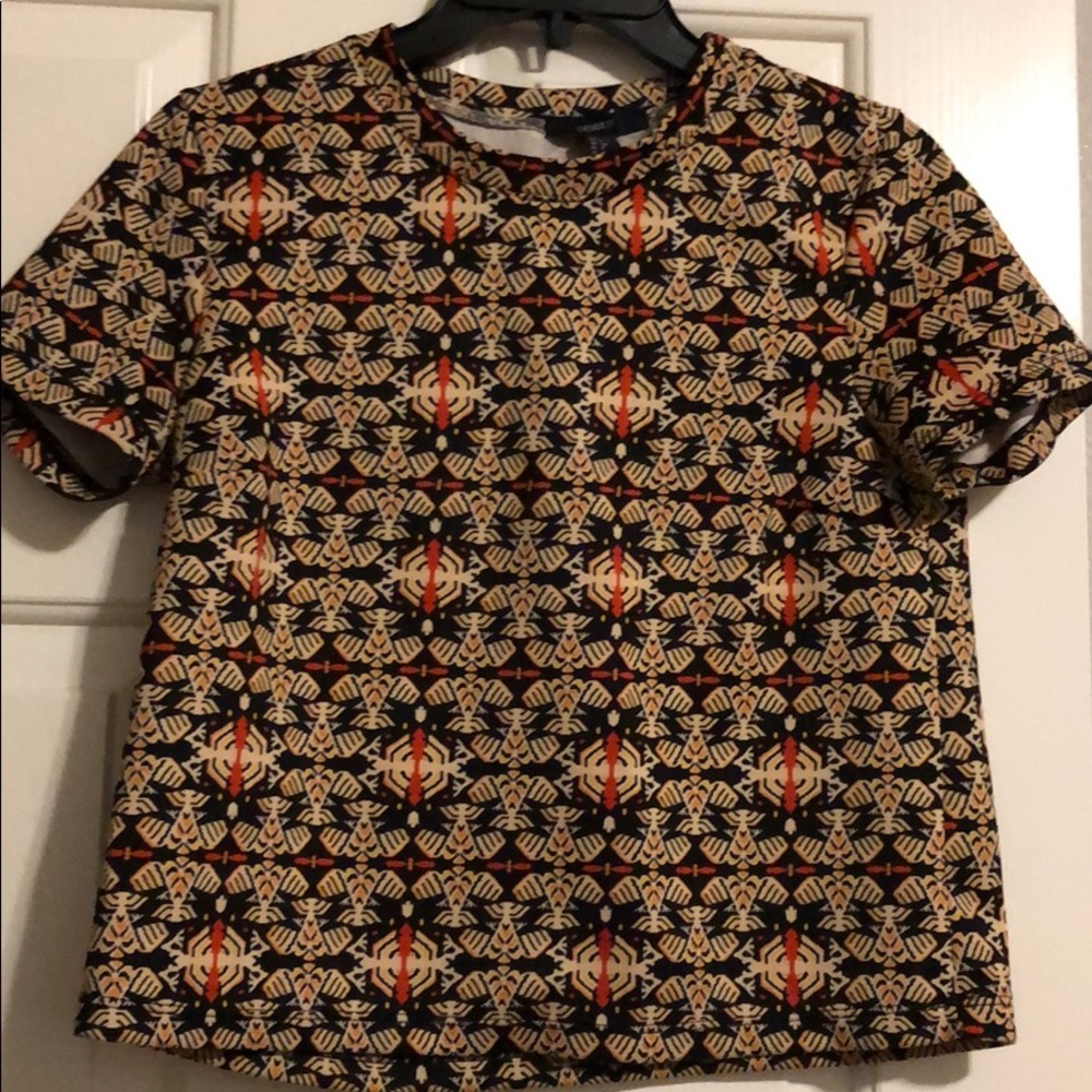 Orange Forever 21 crop top